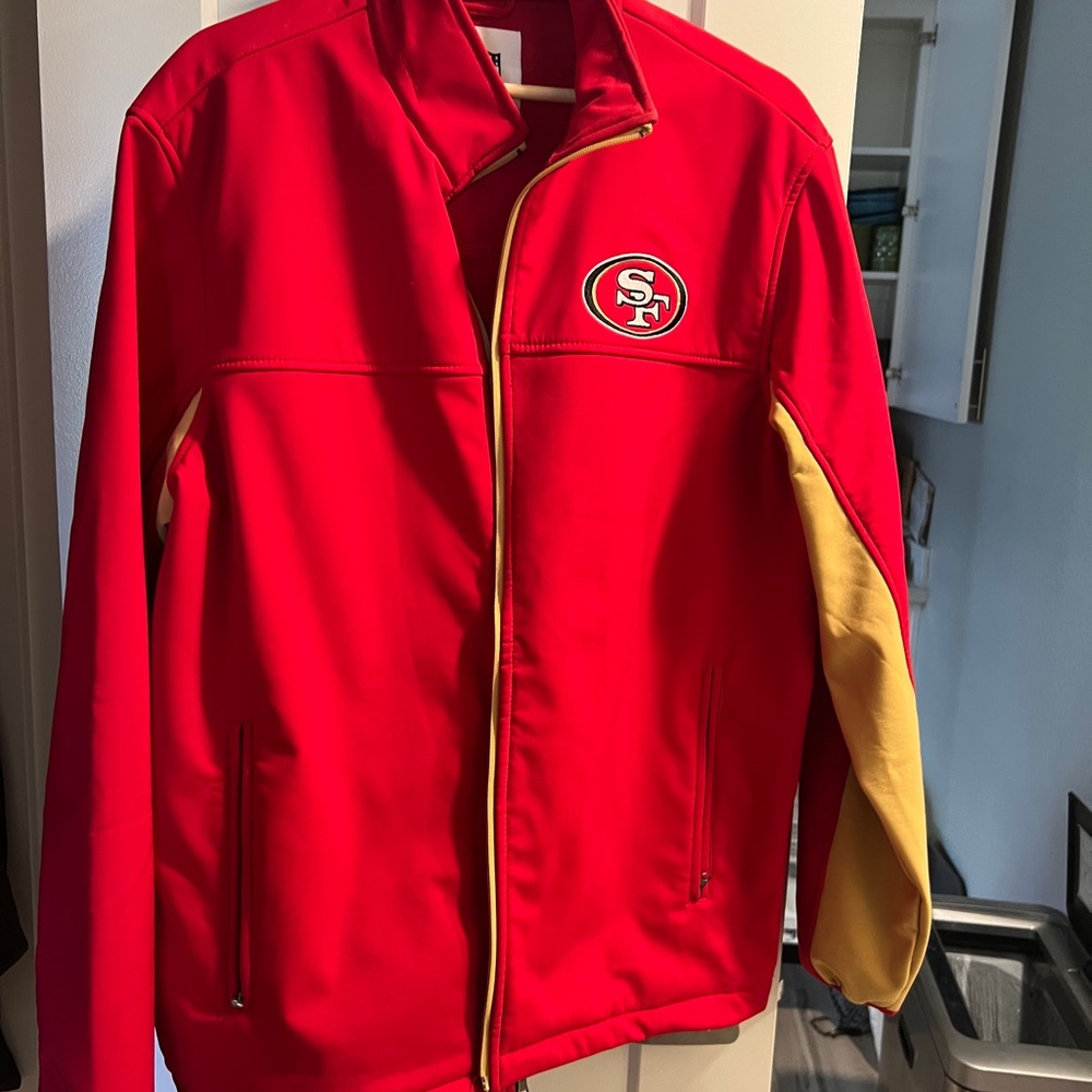 NFL Red and Gold Bomber Jacket
